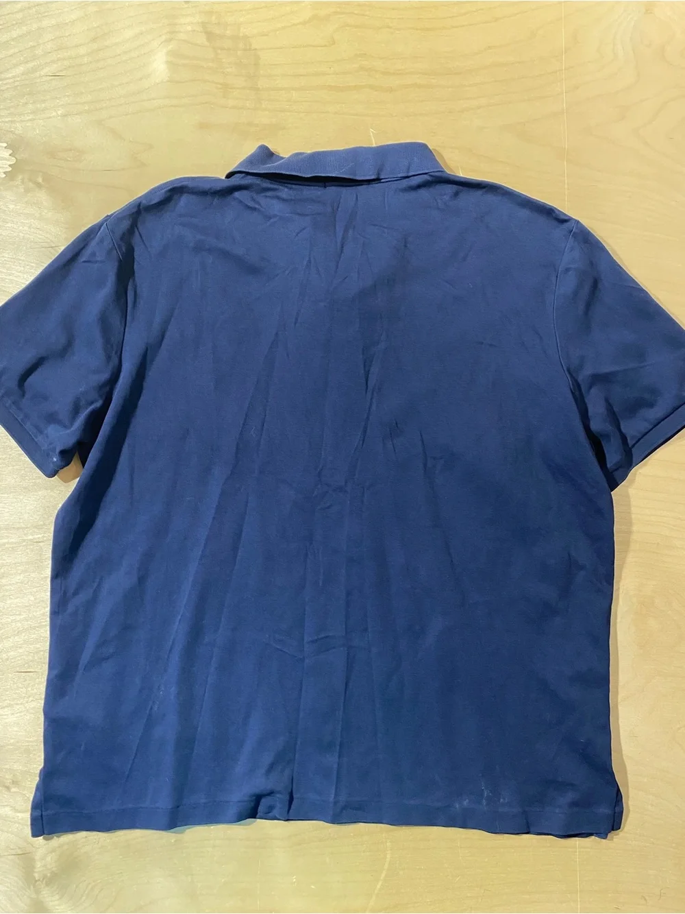 Polo Ralph Lauren Men's Navy Polo with Gold Pony Embroidery Large (Z)